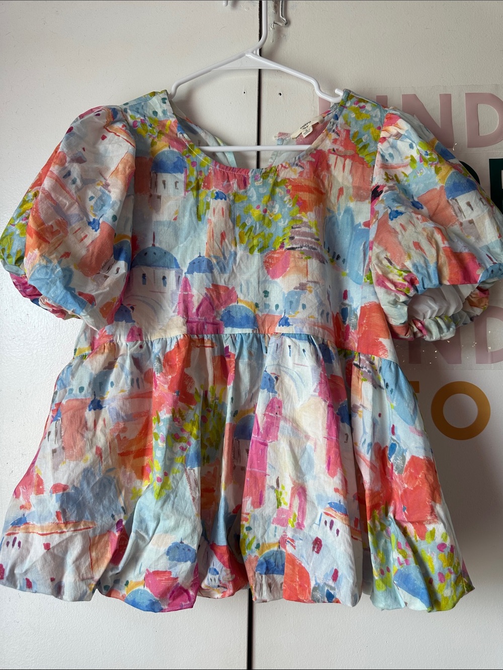 Entro Puff Sleeve Blouse